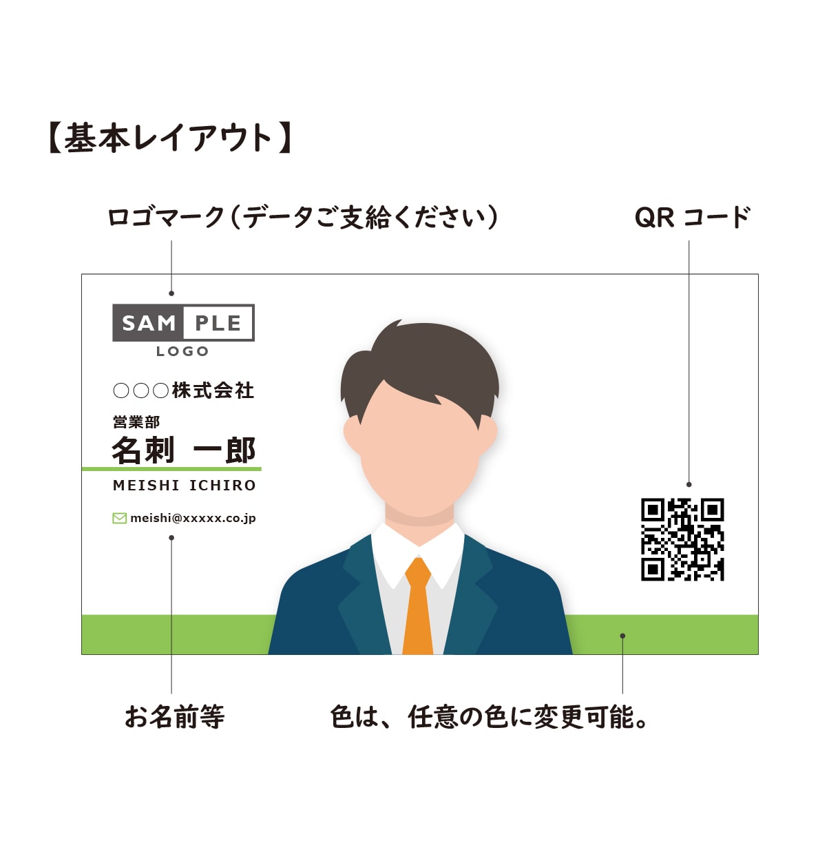 名刺代わりのZoomバーチャル背景を作成します オンライン会議で名刺情報をのせた背景を使って自分をアピール！ イメージ2