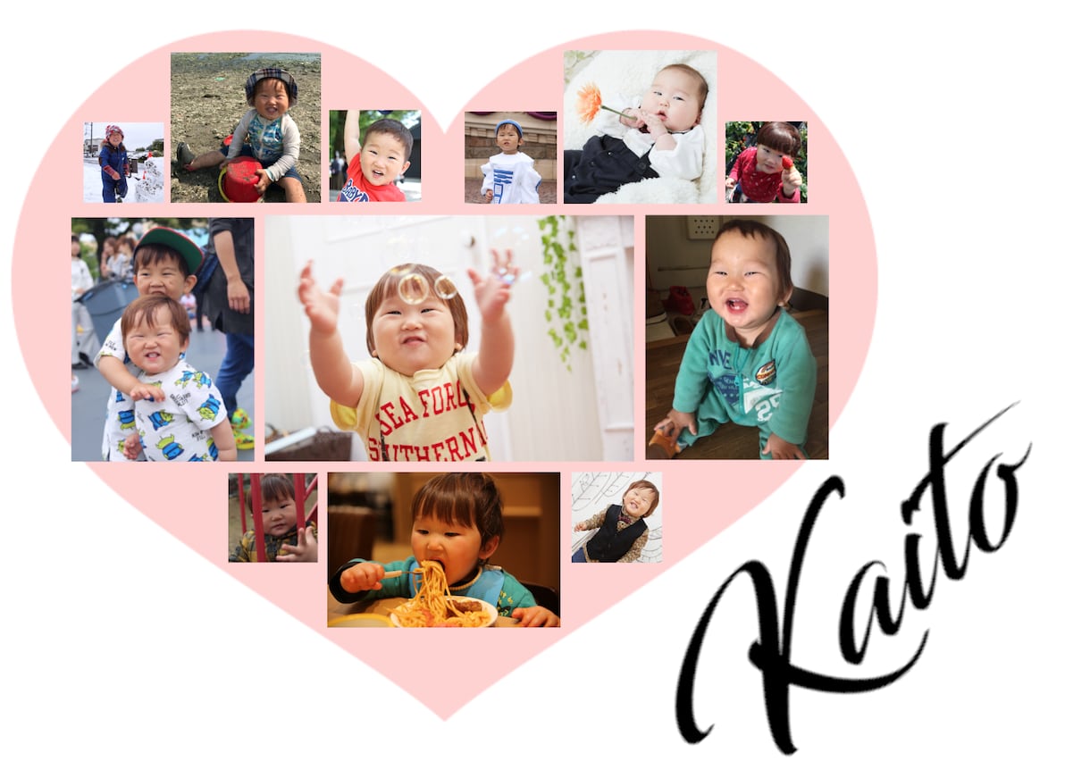 お気に入りの12枚のお写真をより素敵に1枚にします 大変なご時世だからこそ少しでも皆様の元気になれますように…！ イメージ2