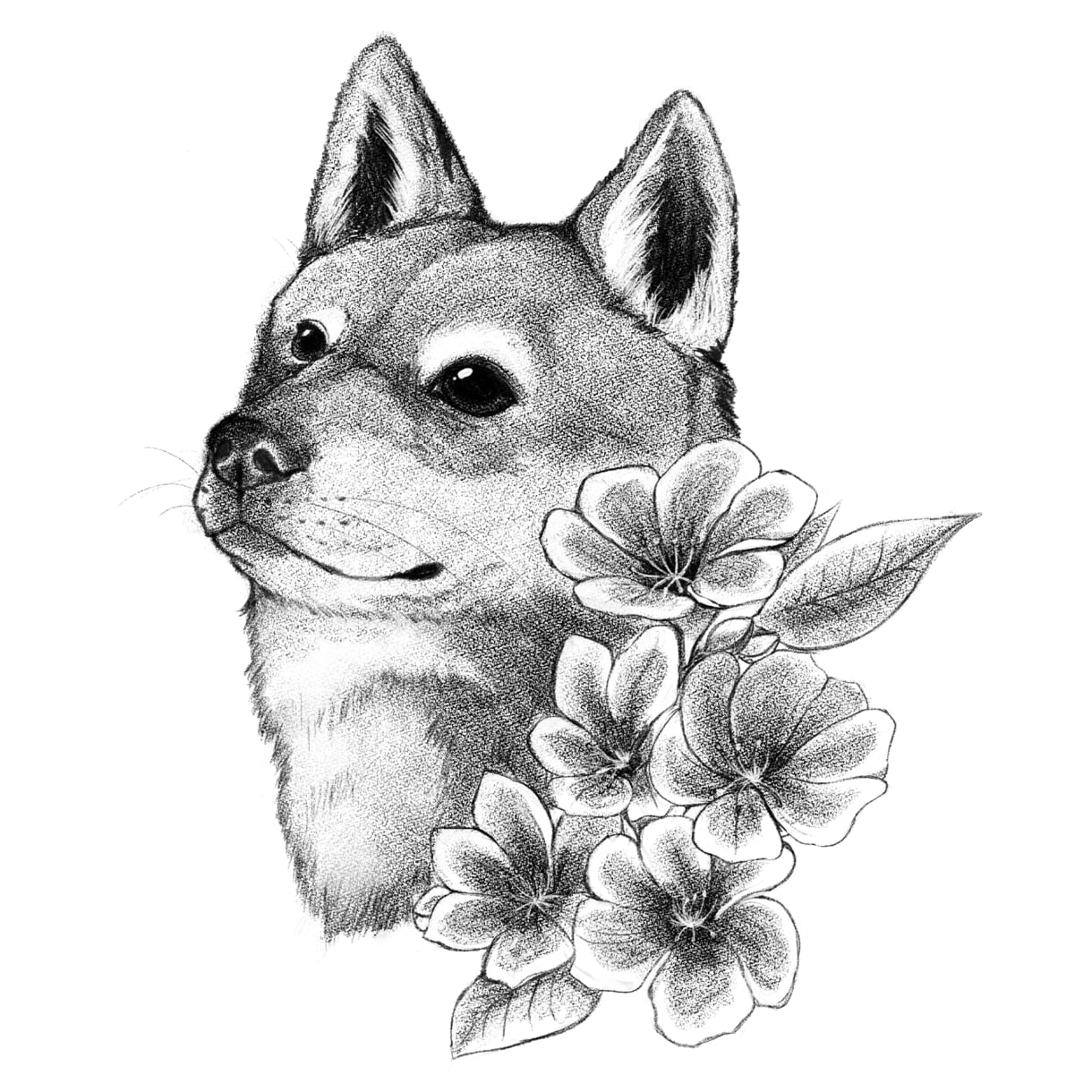 手描きで描く、動物の肖像画イラスト制作します 【先着5名様限定価格サービス中！】 イメージ5