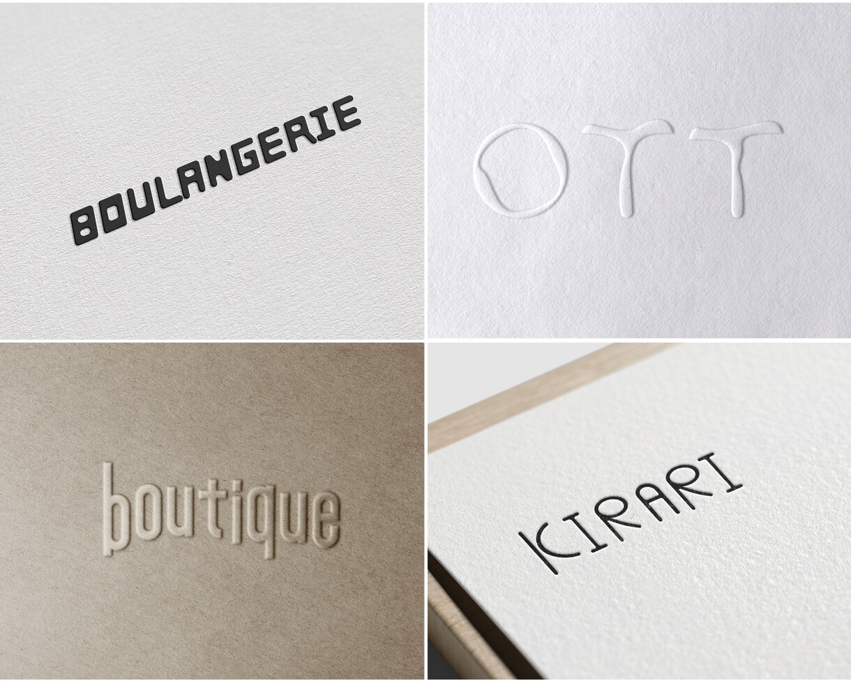 商用利用可！オリジナルでワードロゴを制作します すっきりとしたデザイン【修正無制限】 イメージ1