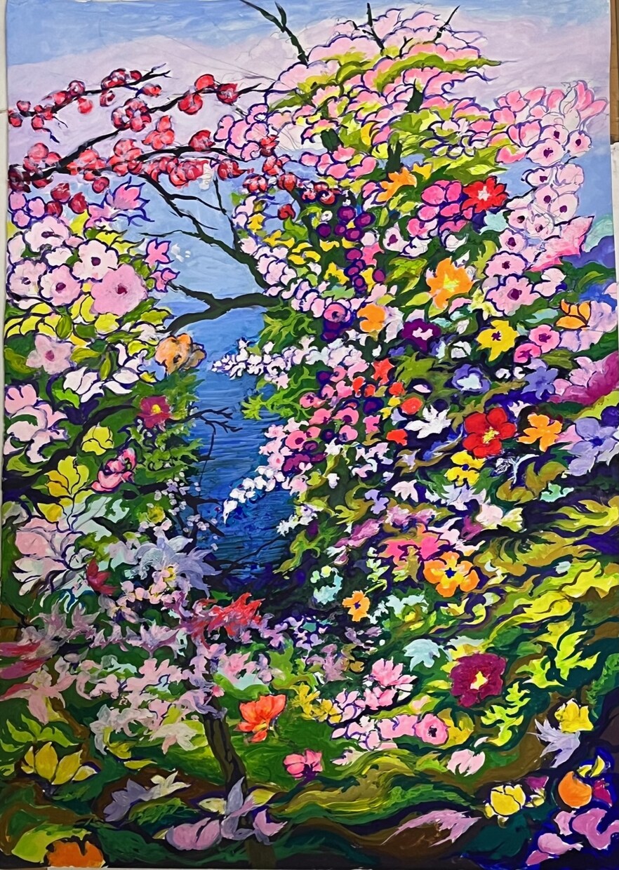 お部屋にちょっと絵を飾りたい方にお売り致します 中学生時代から50年以上絵を描いてます イメージ8