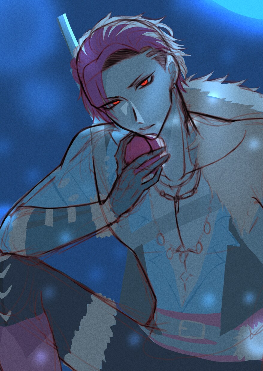 男性の一枚絵、アイコン、サムネなど描きます アイコンや動画などに使えるイラストを描きます！ イメージ10