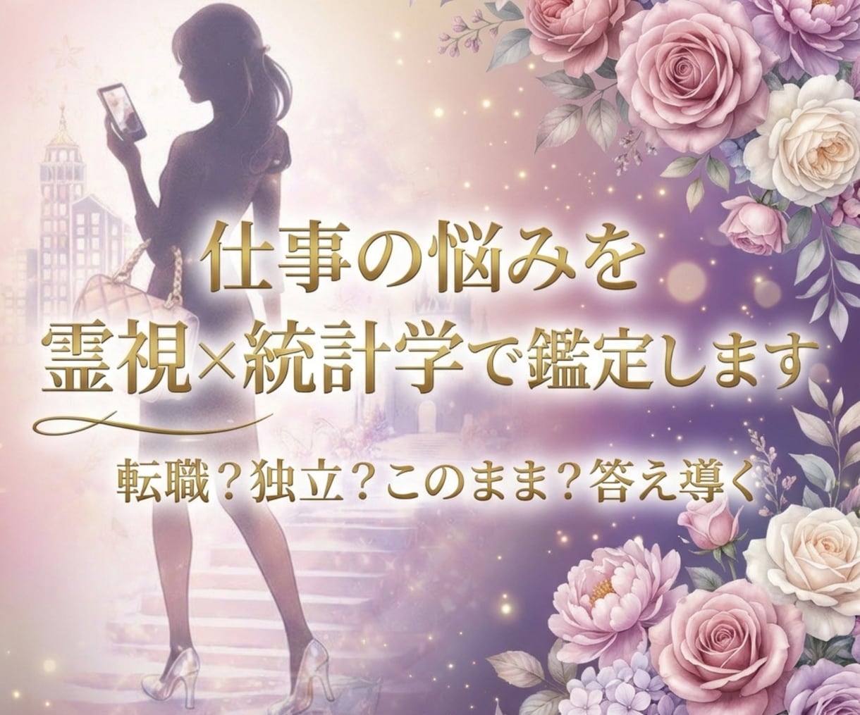 仕事の悩みを霊視×統計学で鑑定します 転職？独立？このまま？答え導きます イメージ1
