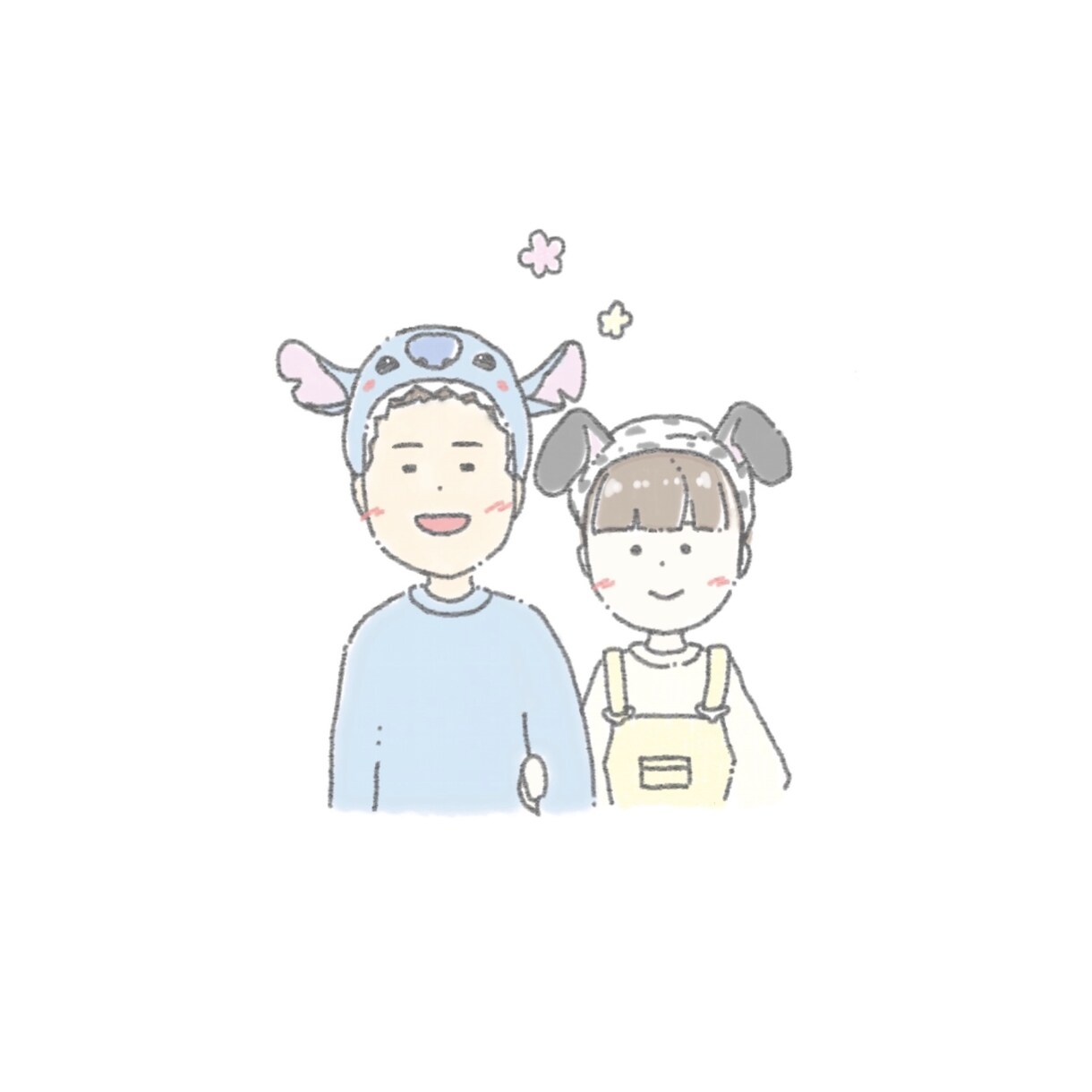 ゆるいイラストで似顔絵を描きます 3日〜7日以内に完成します。ステッカーにすることもできます！ イメージ8