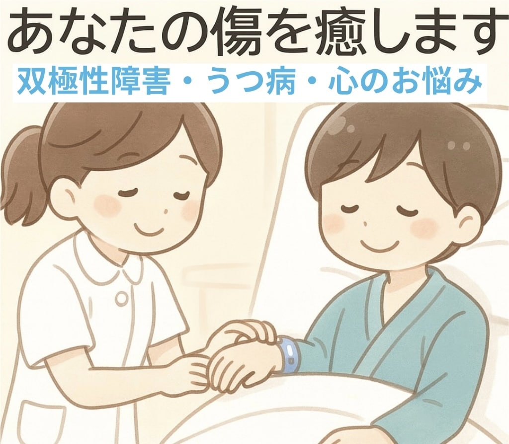 双極性障害・うつ病・精神疾患のお悩みお聞きします 病気や人生のこと心療内科経験のある看護師が優しく受け止めます イメージ4