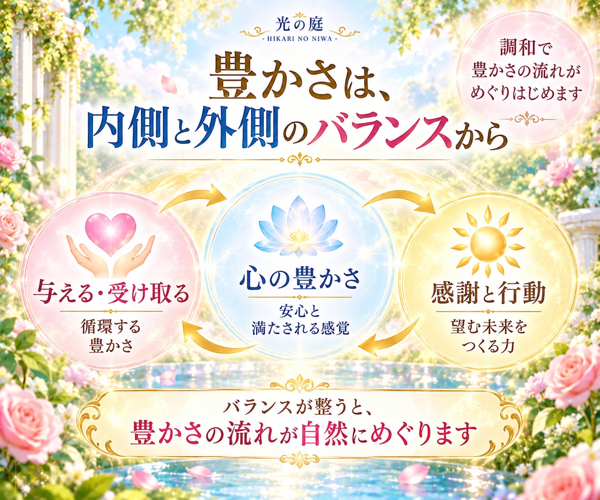 女神アバンダンティアの光で豊かさの流れをひらきます 愛・喜び・金運も。豊かさを受け取る私へ イメージ5
