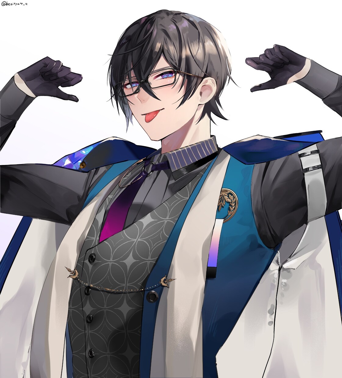 男の子のイラスト承ります 眼鏡男子のイラストが得意です。眼鏡男子はお任せ下さい! イメージ7
