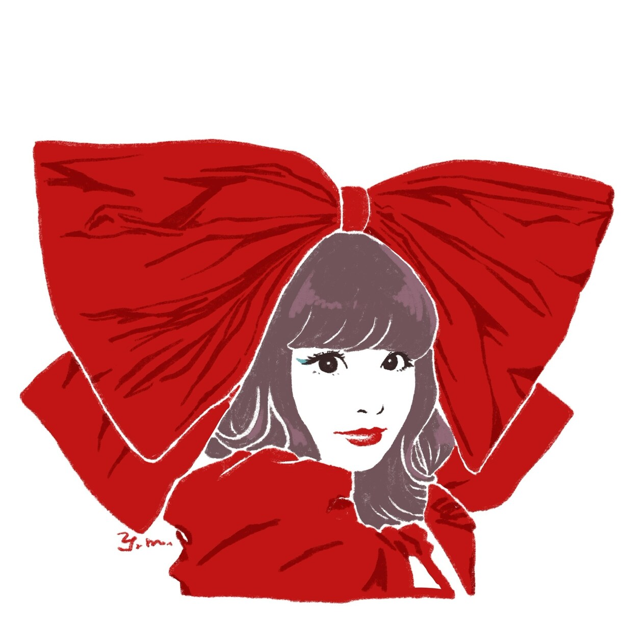 お写真をベースに似顔絵を描きます 水彩風／アニメ風／色鉛筆画風の似顔絵イラスト イメージ5