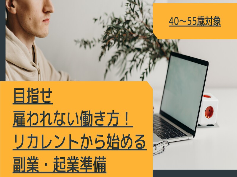 中高年向けサードキャリアカウンセリングをいたします 雇われない働き方、定年後にむけての副業、起業準備サポート イメージ1