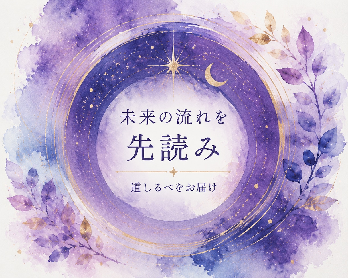 鋭き直感霊視で運命を紐解きます 見えない糸をたどり、あなたの未来を鮮やかに描きます イメージ3
