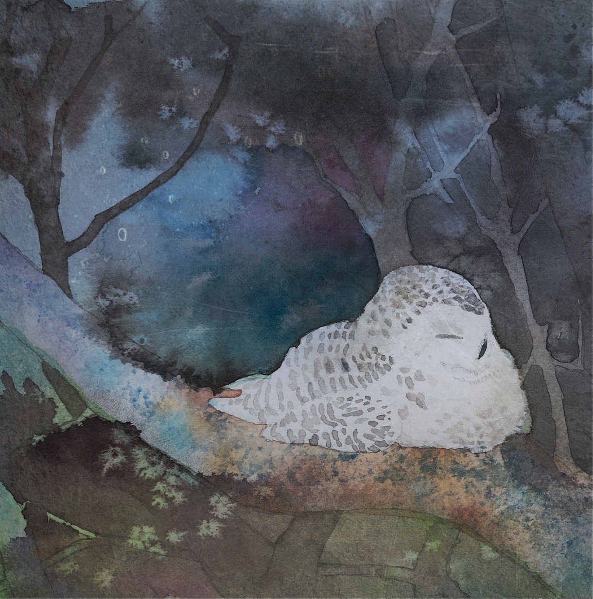 A5サイズ/素朴な水彩イラスト描きます 額装・現物発送も。現役画家の作者が丁寧に制作します イメージ1