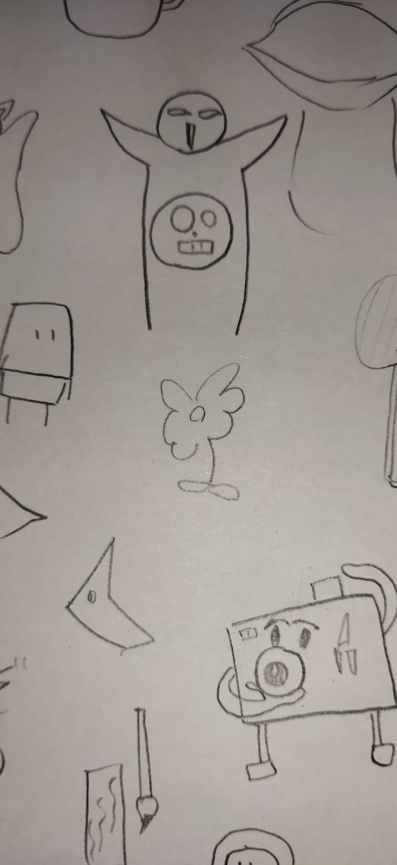 下手な鉛筆絵5枚描きます シャーペンで教科書に落書きしていた毎日を思い出してみませんか イメージ3