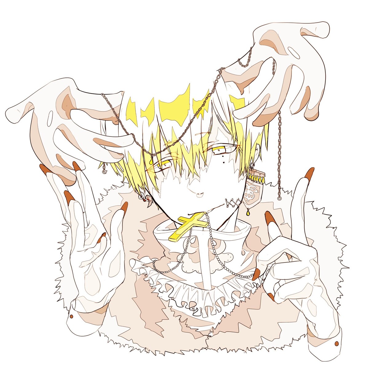 美少女、美少年イラストのアイコンを描きます アイコン、ヘッダーを主に描きます イメージ3