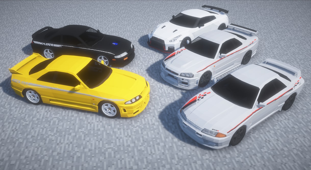 マイクラで使えるちょっとリアルな車Mod制作します Immersive Vehicles対応の車Mod作成 イメージ1