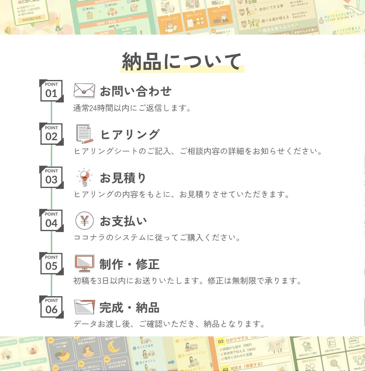 伝えたい内容を整理して、ひと目でわかる図解にします 伝えたい想いを、ひと目で伝わるX図解に！ イメージ5
