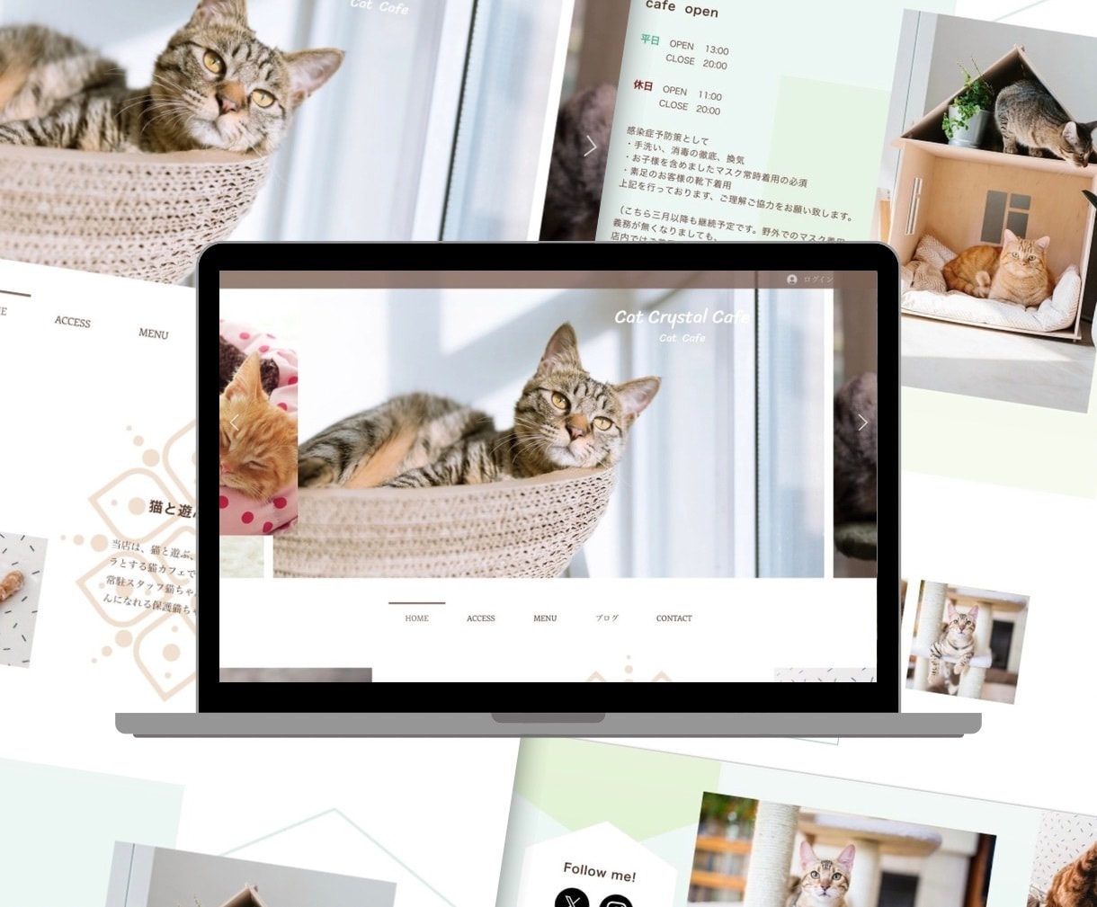 Wix｜企業｜開業｜自分で更新できるHP制作します あなたのビジネスを育てるホームページ制作に！スマホ対応！ イメージ8