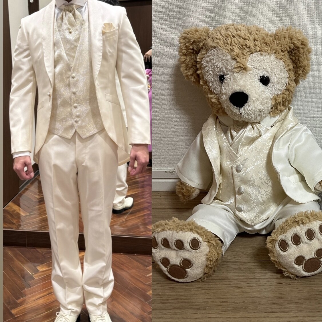 ウェルカムベア衣装お作りします 結婚式、前撮り等の衣装ぬいぐるみサイズでお作りします イメージ3