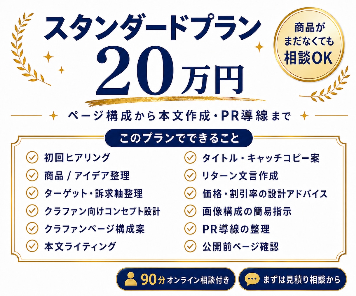 相談しながらクラファンページ制作まで伴走します お悩み相談から企画整理・本文作成・PR導線まで イメージ2