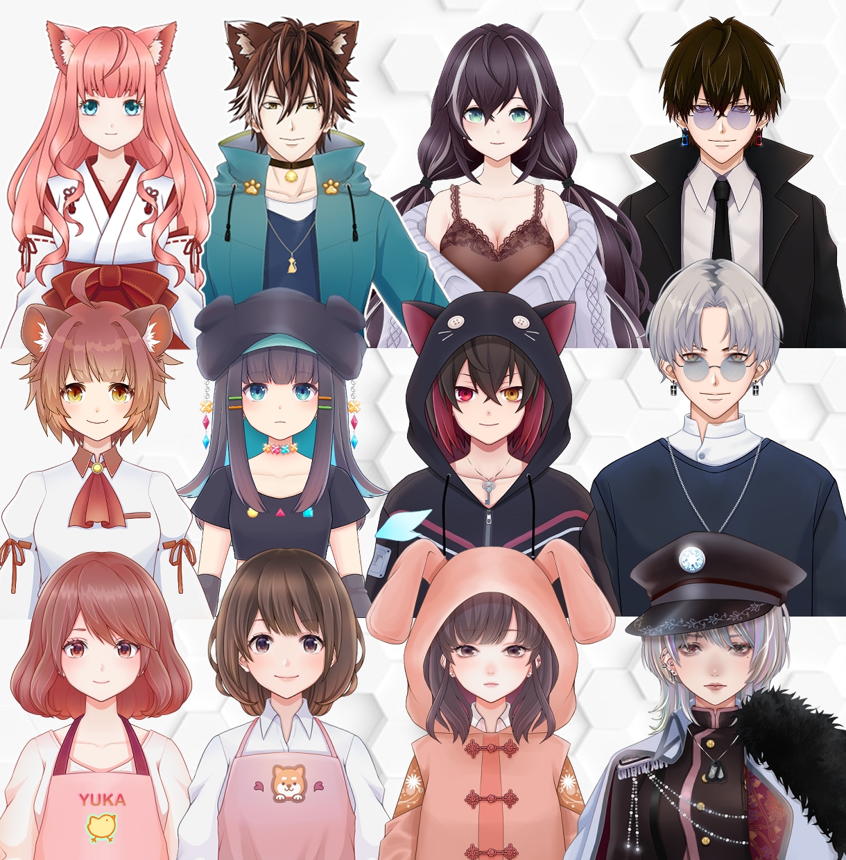 イラスト+Live2Dモデリング全工程制作します ハイクオリティーVTubeStudio対応モデル イメージ5