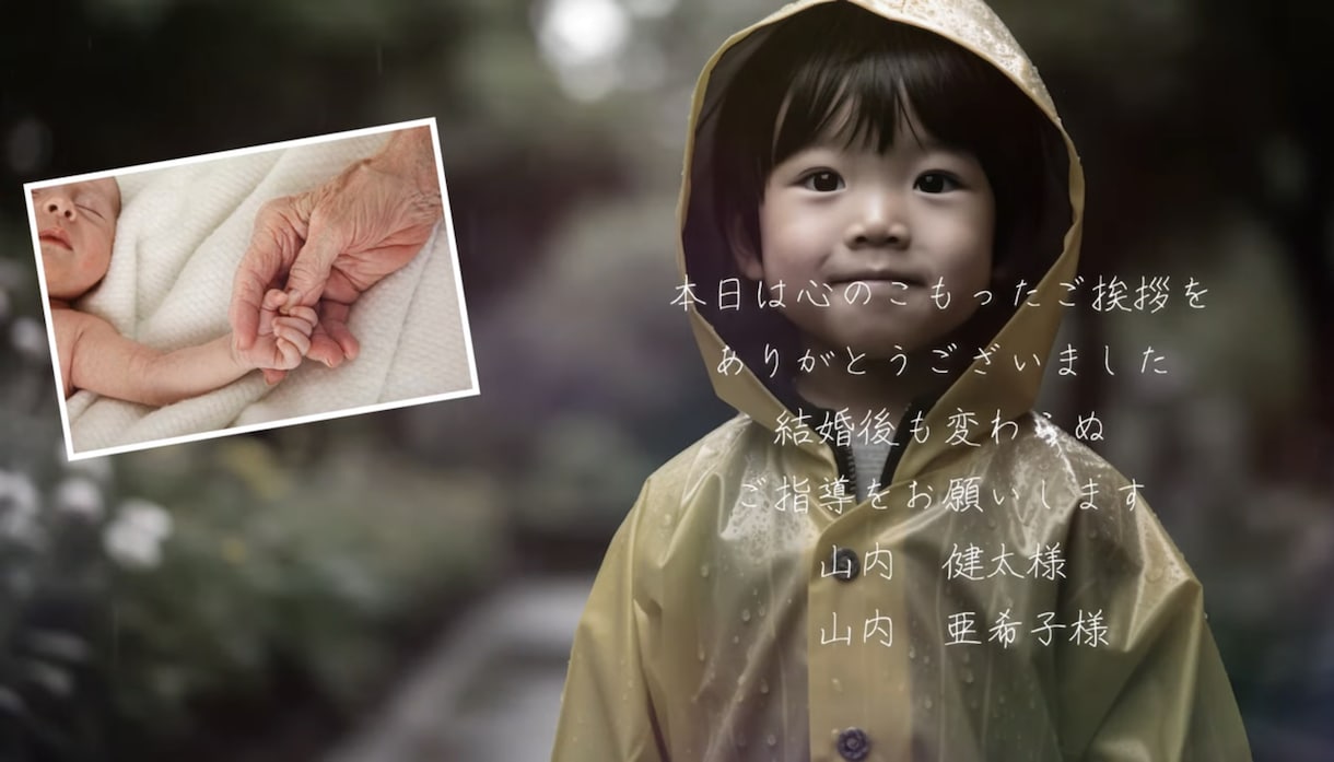 感謝が伝わり感動を届けるエンドロールをお作りします ゲストの皆様の心に響く特別なエンドロールをプロが叶えます イメージ2