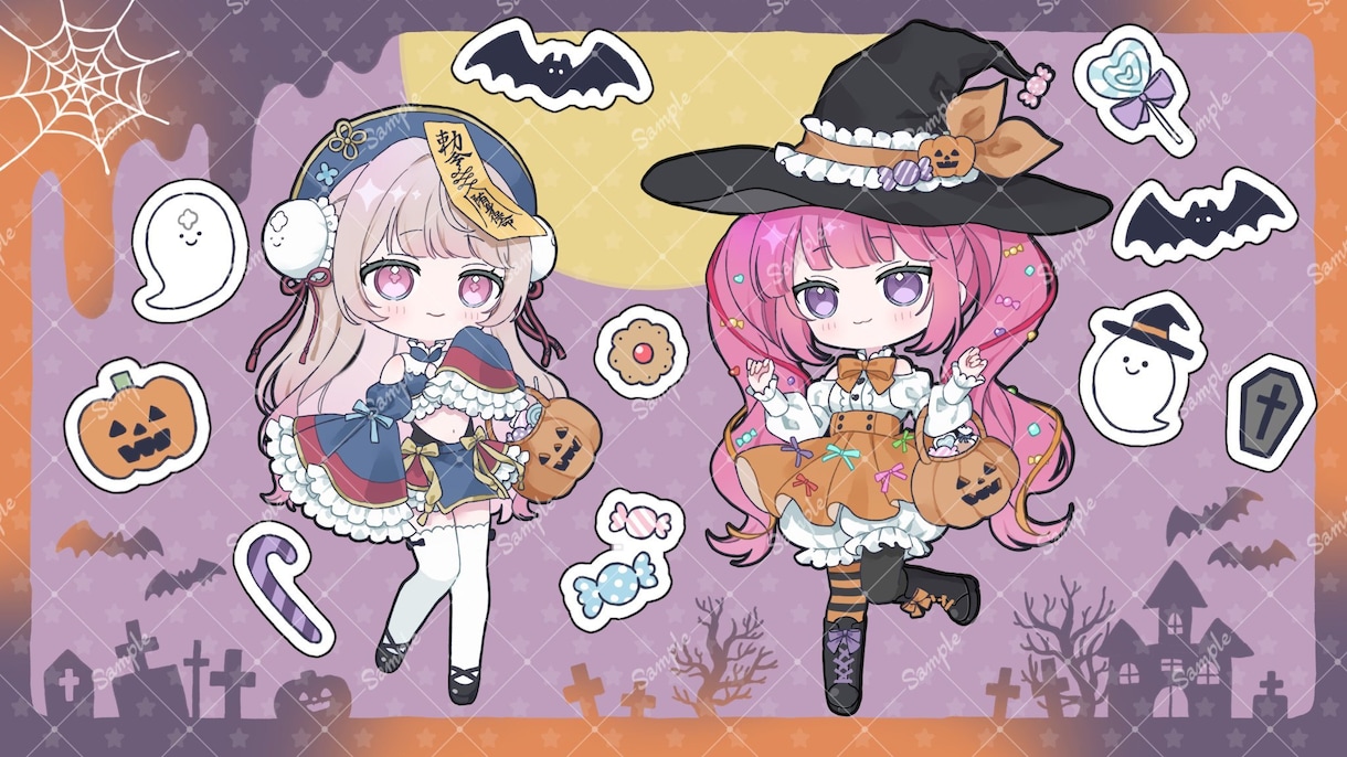 デフォルメ/SDイラスト描きます SNSアイコンやグッズ制作、動画など◎ イメージ5