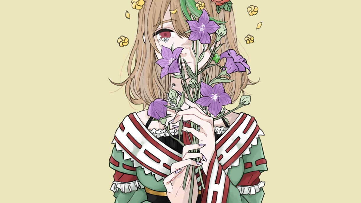 最強の歌声に似合う最強の歌ってみたイラスト描きます 本家寄せが可能です！また、ポーズ等こだわりに寄り添います。 イメージ4