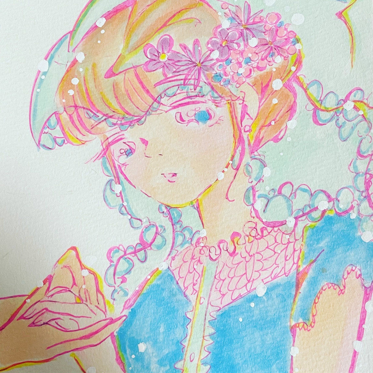 可愛いアニメ風似顔絵描きます オリジナルの可愛い似顔絵です。 イメージ2