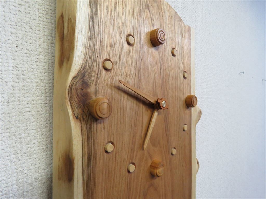 木製掛け時計製作します 北海道産銘木使用の掛け時計をハンドメイドします。 イメージ4