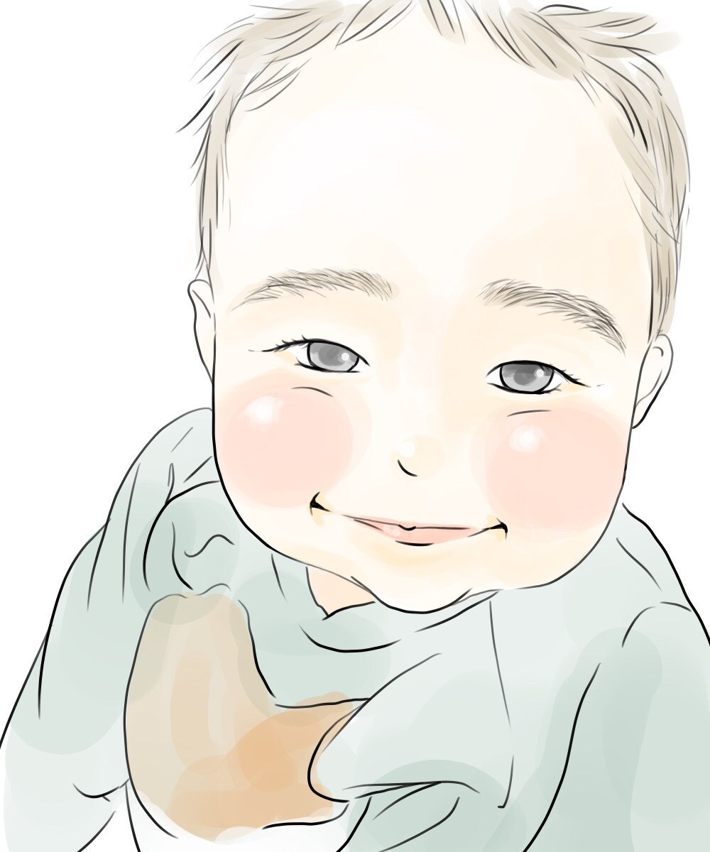 人物写真をトレースしてイラスト化いたします トレースして優しい雰囲気のイラスト作成します！ イメージ2