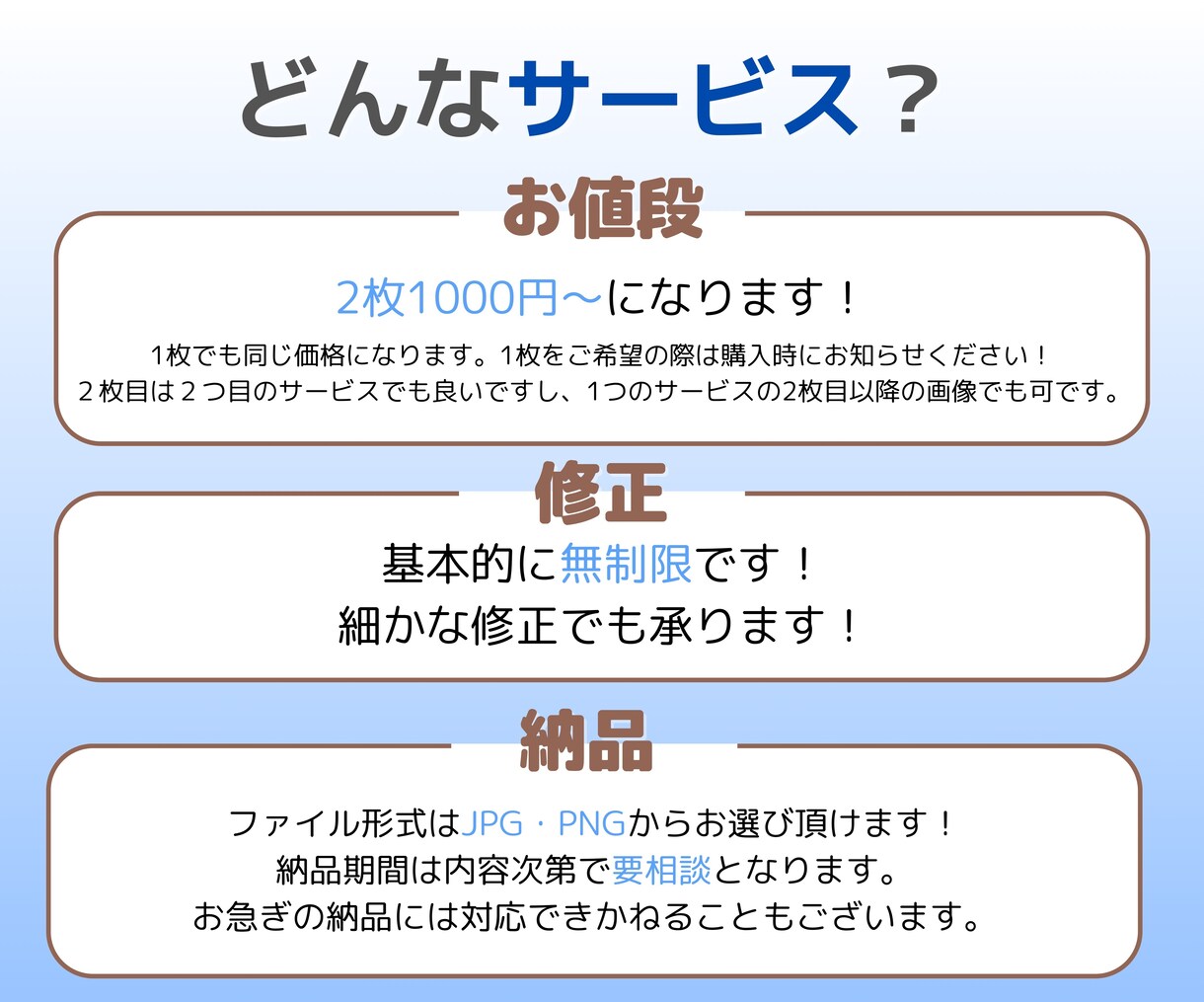 Canvaでココナラの出品用画像デザインします 優しい雰囲気のサムネイルを格安×迅速で✨ イメージ3