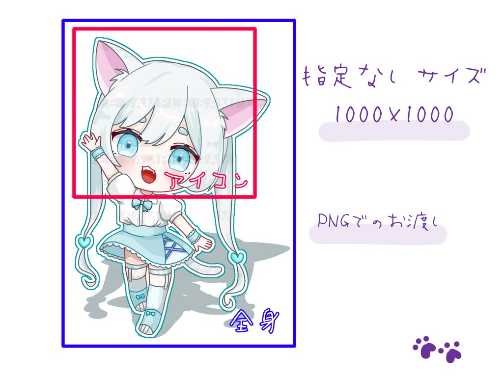 商用利用OK！ミニキャラ描きます 可愛いデフォルメキャラクターを描きます！ イメージ2