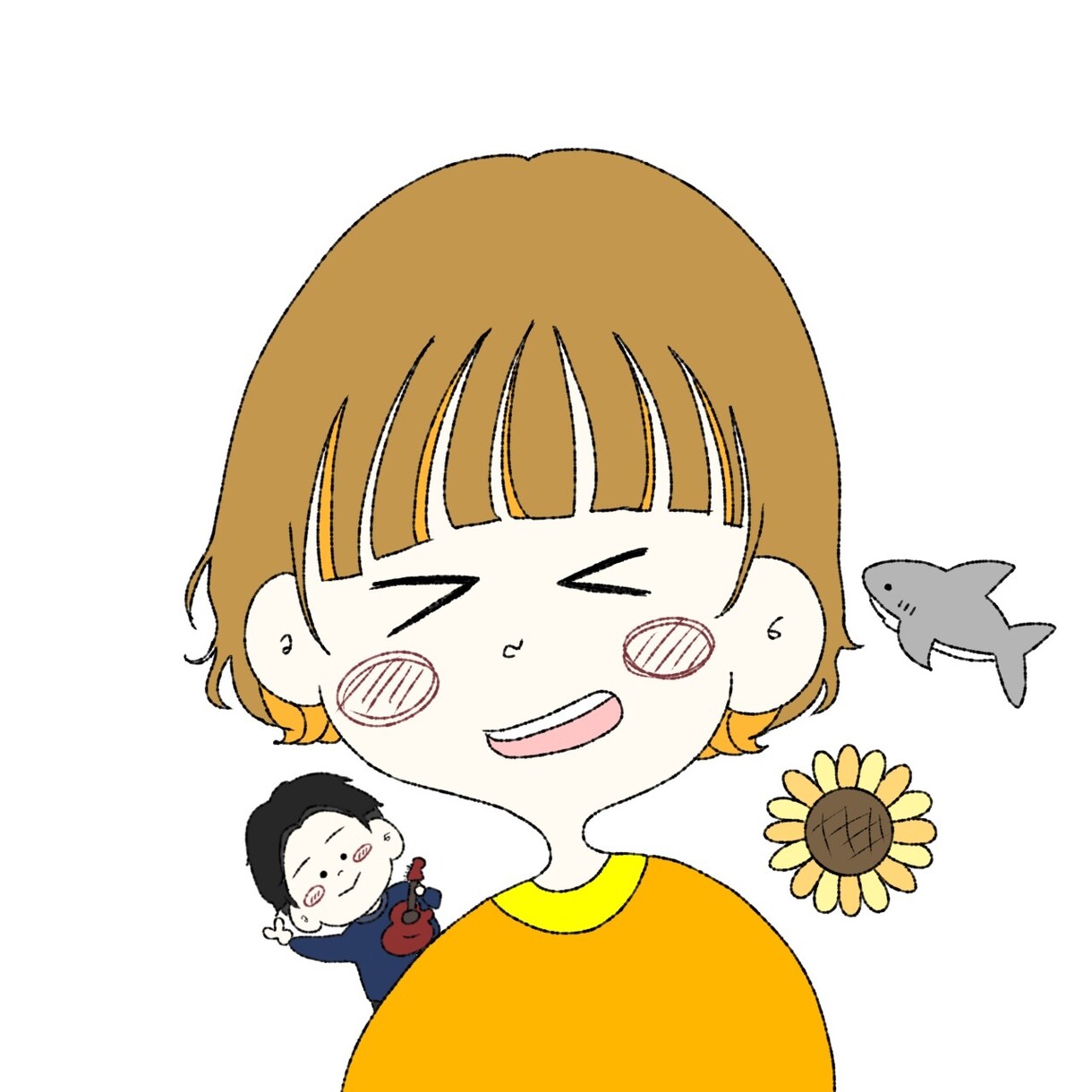 ゆるっとかわいいイラスト作成します 依頼内容自由に記載OK！できるだけ要望叶えます！ゆるっと。 イメージ1