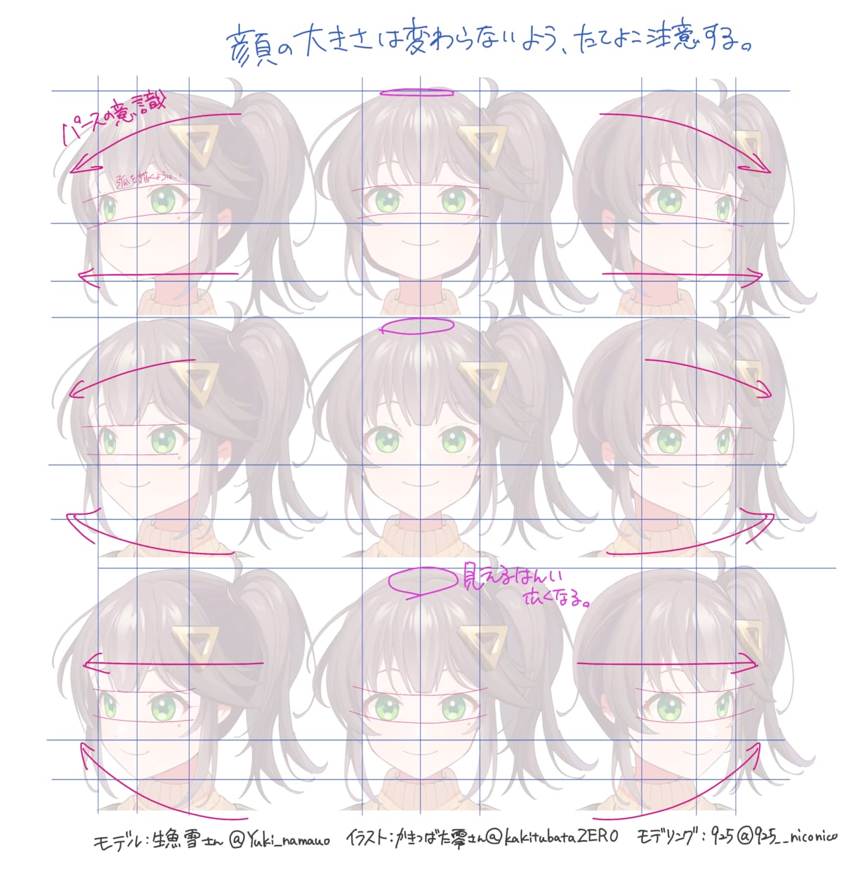 Live2Dモデリング・パーツ分けの添削をします モデリングの基礎～応用まで！パーツ分けイラストのチェックも！ イメージ1