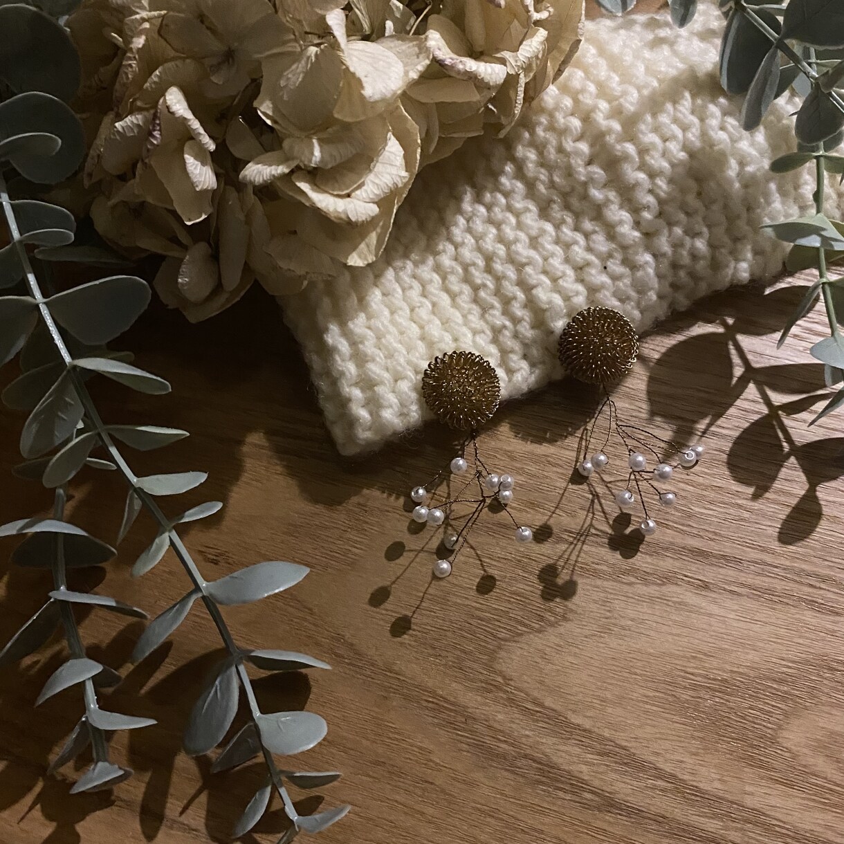 女性らしいイヤリング作っています 可憐なデザインからアクセントのあるデザインを作ります！ イメージ1