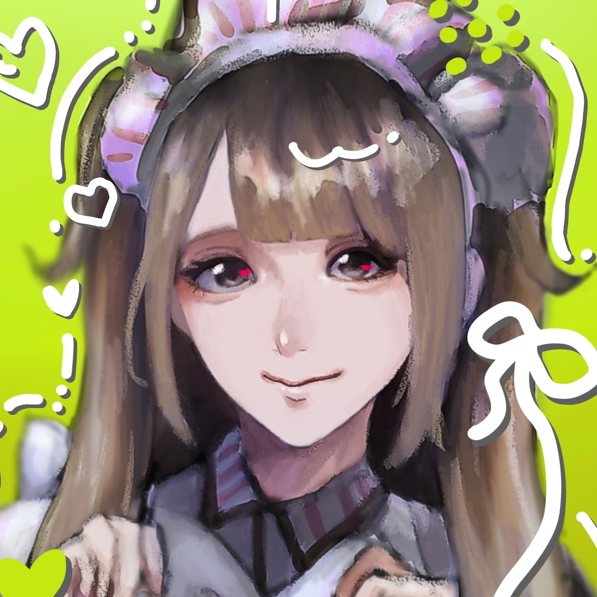 かっこ可愛い！アイコン制作します どちらにも対応したSNSで使いやすいアイコンをお描きします！ イメージ2