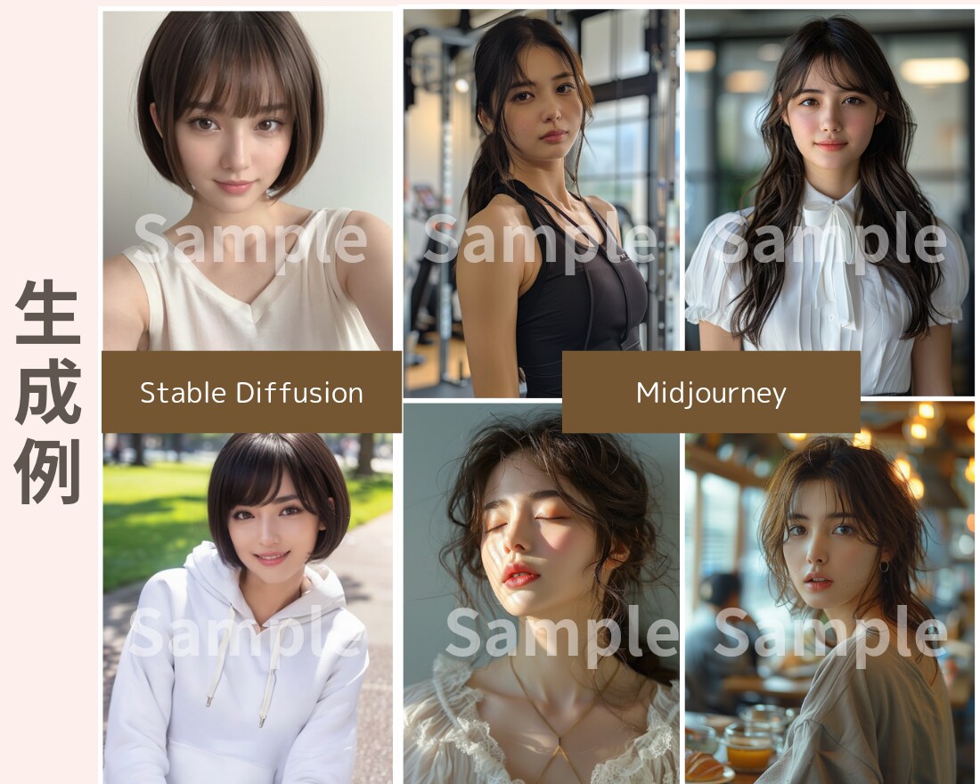 広告素材に最適！リアルなAIモデル生成します ECサイト、インスタ運用に！あなただけのAIモデルをお届け！ イメージ9