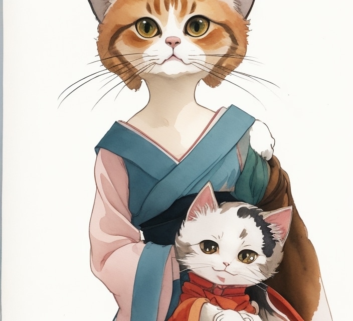 アート的なイラスト、A4サイズポスターを描きます ペットのアートポスター届します イメージ2