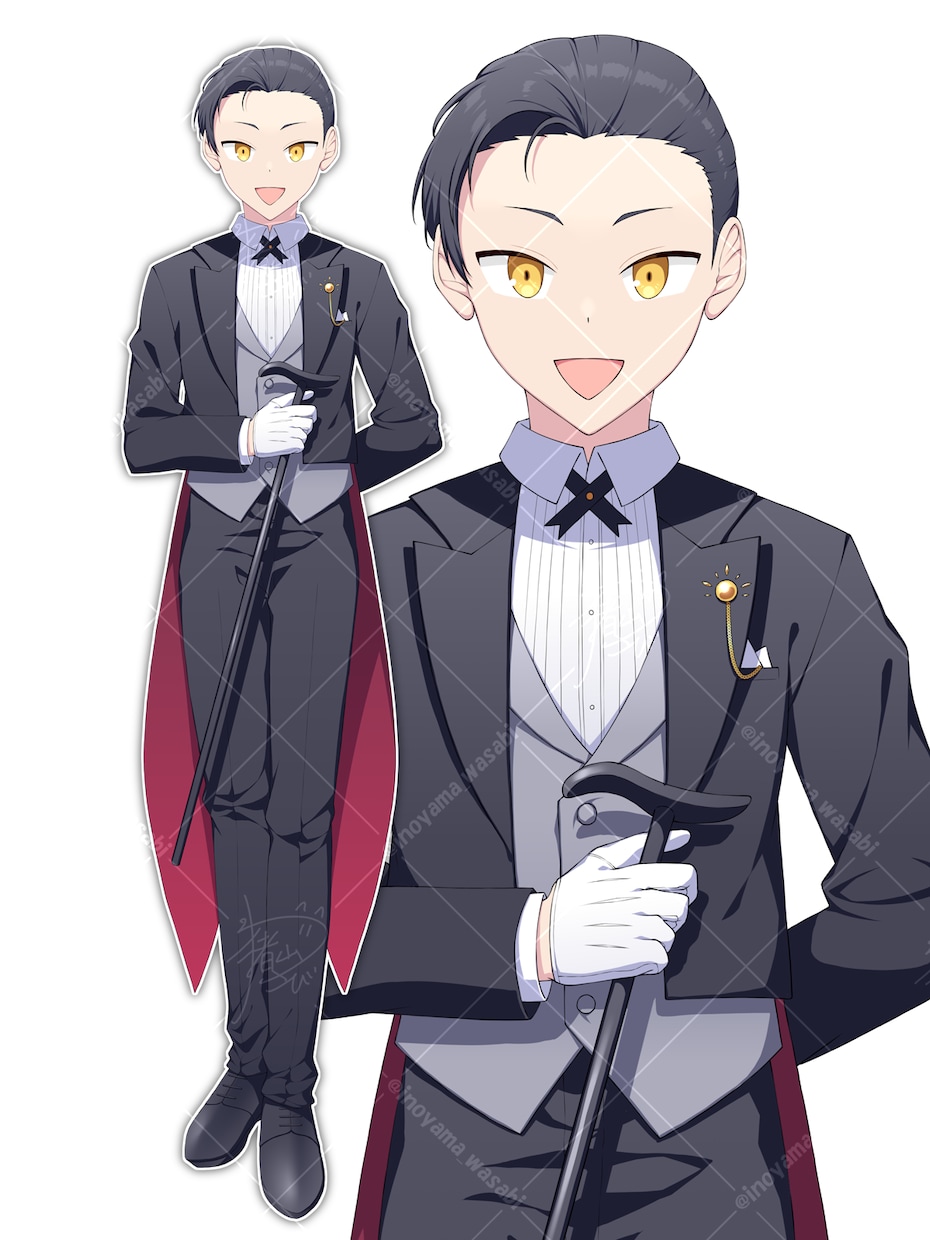 キャラデザ込み！立ち絵制作致します IRIAM、TRPG、配信活動などに使用可能！ イメージ6