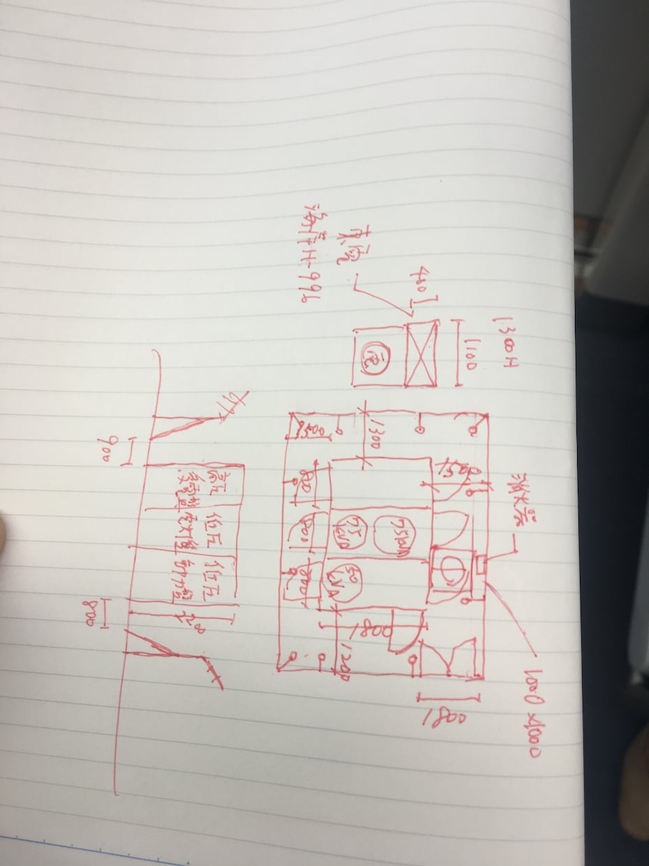 紙図面をJWCADなどのCAD図面にします 建築設備設計の図面を得意とする設備設計一級建築士です。 イメージ2