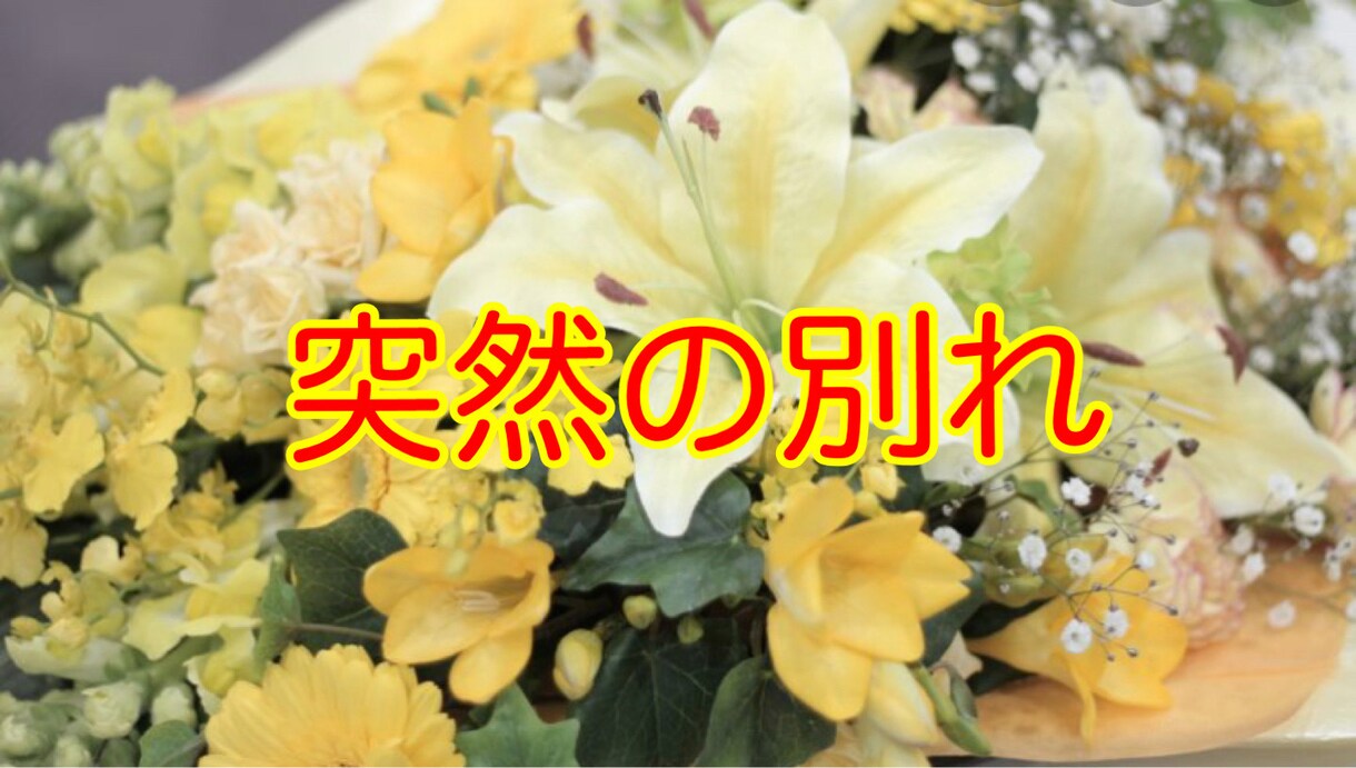 忘れられない別れ、お話しおききします 心にかかえた悲しみ、思いっきり吐き出してくださいね イメージ1