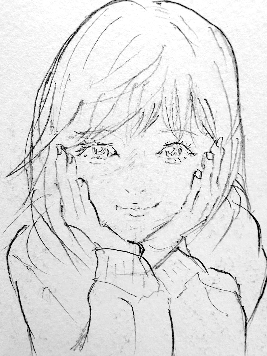 心を込めて。1000円で優しい鉛筆画全力作成します 【手描きの温もり】大切な思い出や人物を、優しい鉛筆画にします イメージ10