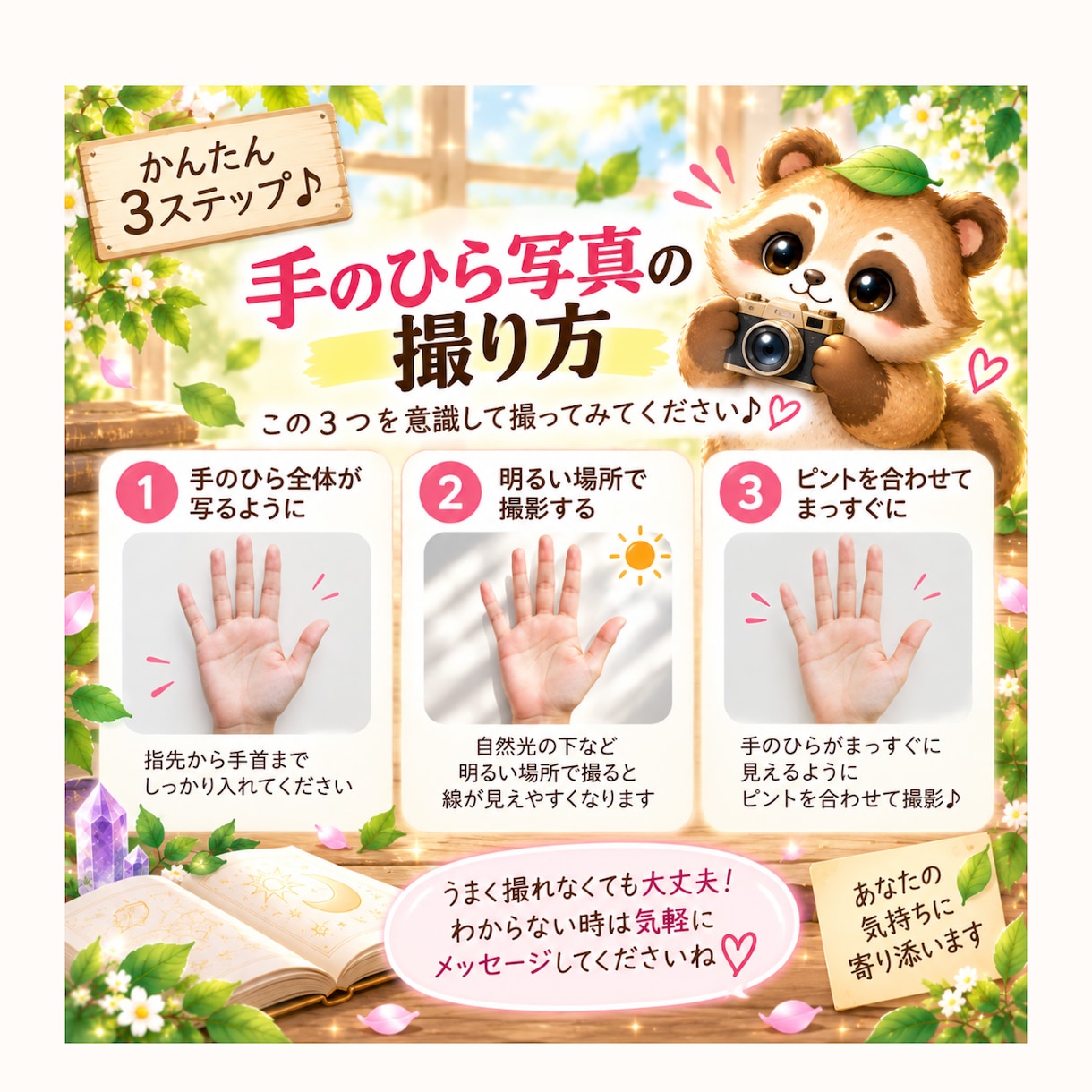 星と手のひらから本質を読み解きます 星×数秘×手のひらから「本当のあなた」を読み解きます イメージ4