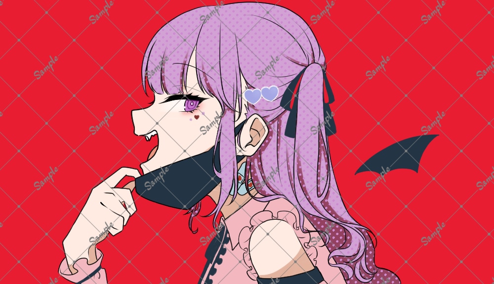 歌ってみた動画用イラスト制作します 歌い手、VTuber活動に歌ってみた動画用のイラストの作成 イメージ2