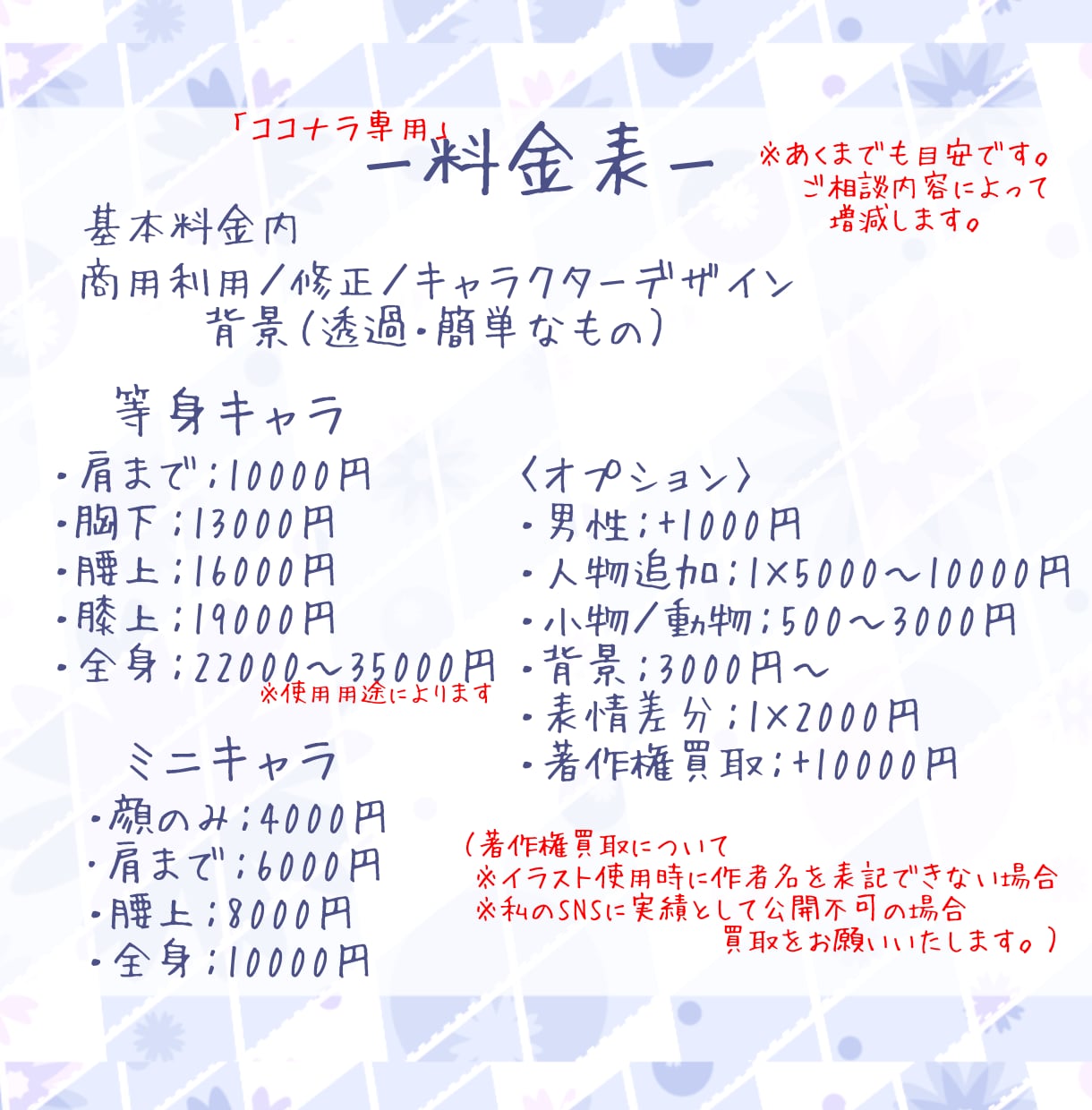 修正無制限！ご希望にあったイラスト制作いたします イメージがぼんやりでもOK！あなただけのイラストを！ イメージ2