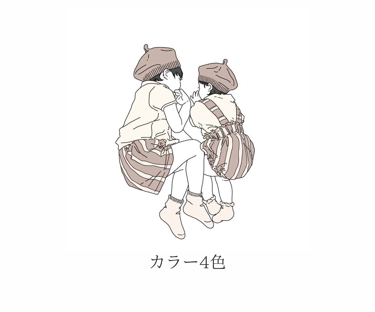 お写真をもとにお洒落な線画イラスト描きます シンプルで洗練された美しいイラスト。 イメージ5