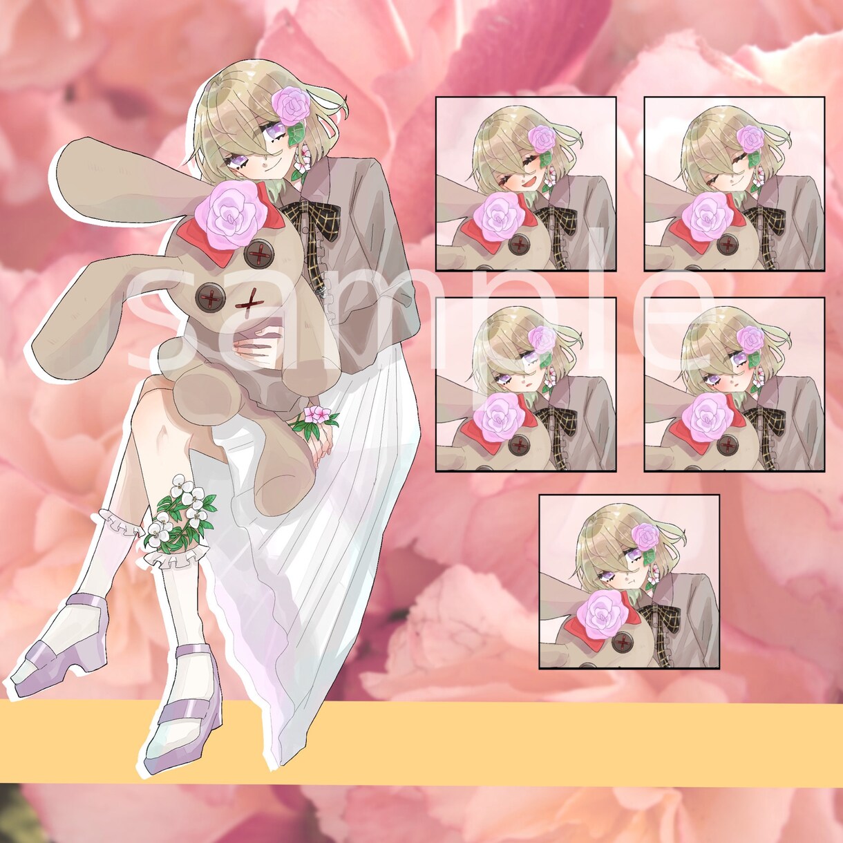 TRPGや動画制作に利用できる立ち絵を描きます バストアップ〜全身まで！ご要望に応えます イメージ3