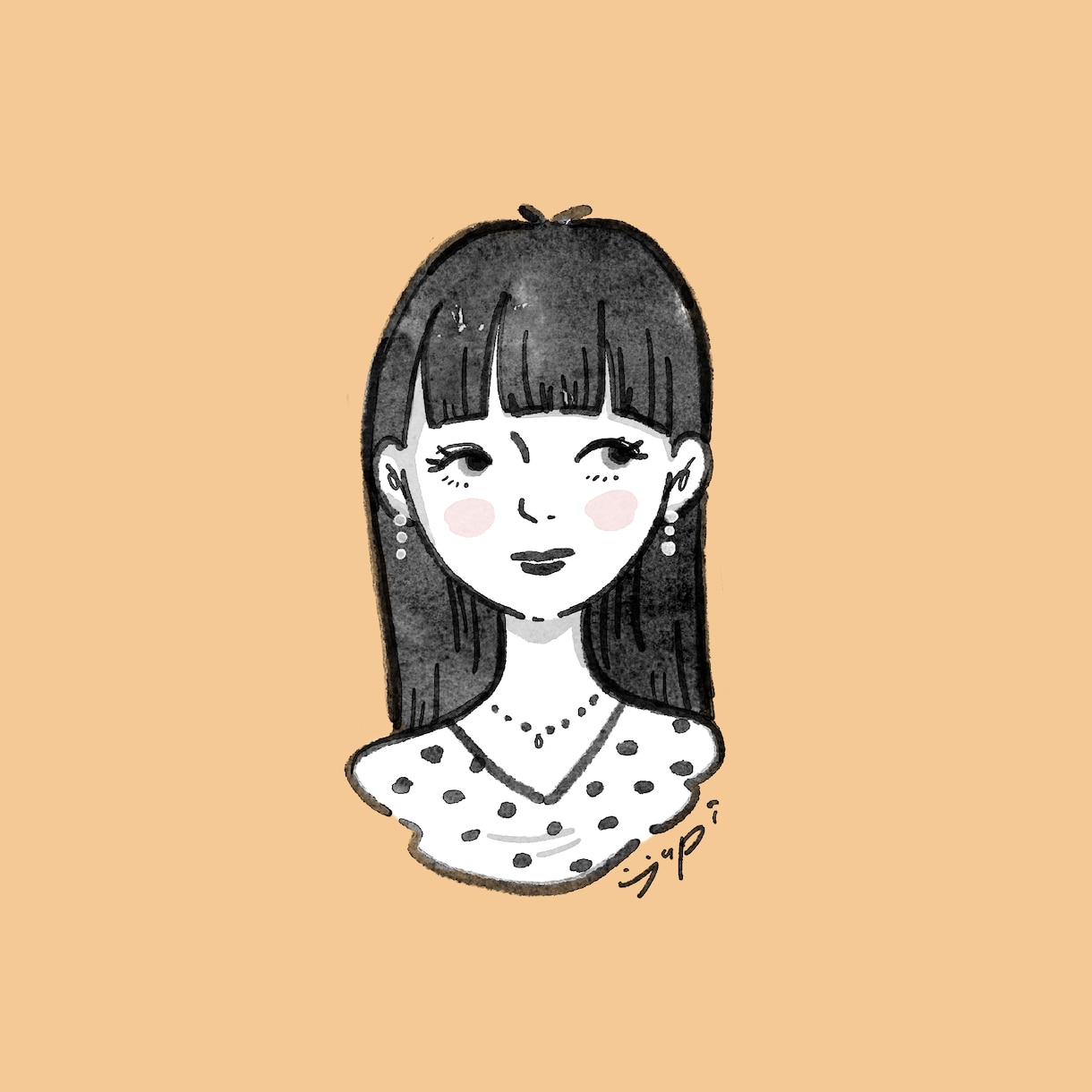 おしゃれ×ゆるいタッチのアイコン作成します SNSアイコン、プレゼントにかわいいイラストはいかがですか？ イメージ5