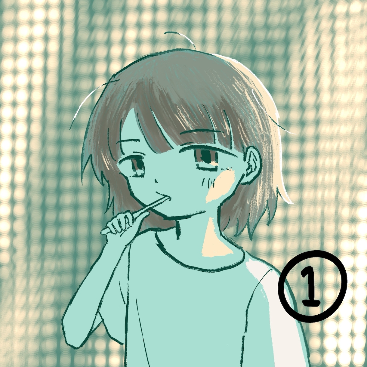 ラフなタッチでキャラアイコンを描きます アイコンから温かみを感じさせてみよう イメージ1