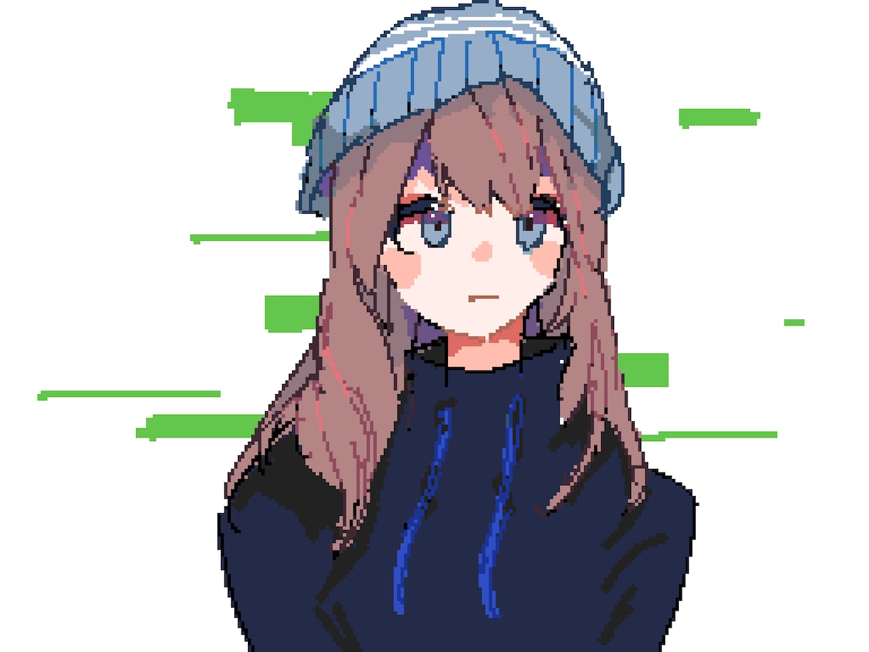 ピクセルアート・ドット絵やGIFアニメ描きます エモ可愛い少しアンニュイなドット絵/簡単なアニメも描けます イメージ6