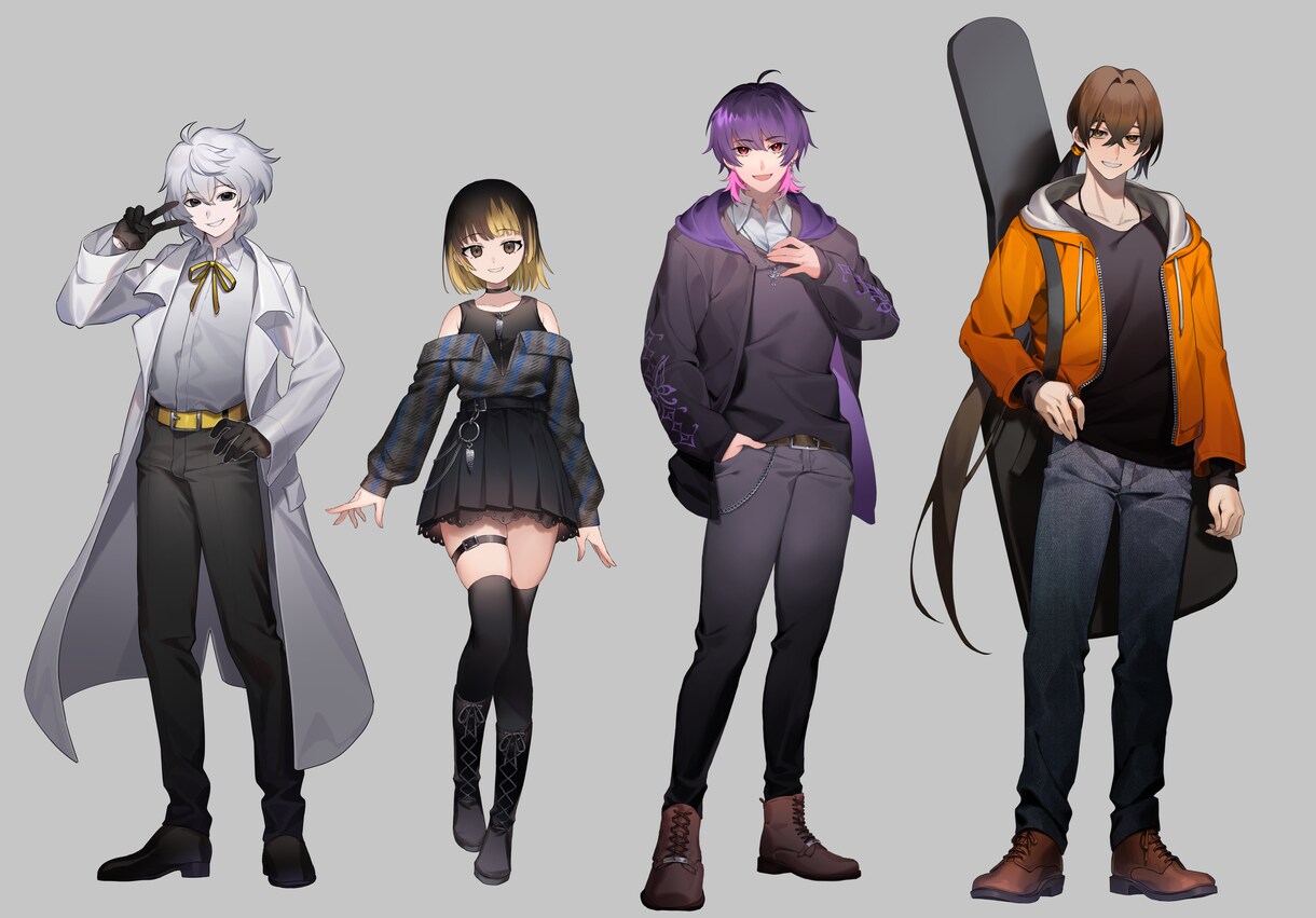 老若男女幅広いキャラクターデザインをします 可愛い少女からイケオジ、マッチョ、人外まで様々なキャラを作成 イメージ3
